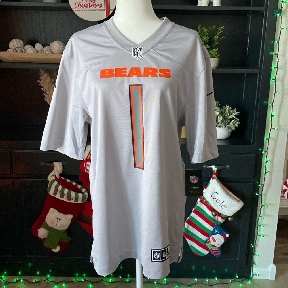 NWT NFL Official Justin Fields Bears Jersey